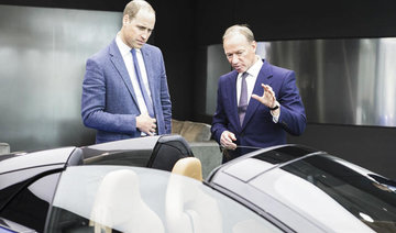 Prince William visits McLaren headquarters