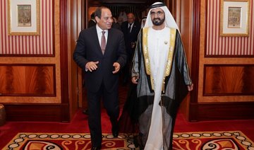 Sheikh Mohammed welcomes President Sissi to UAE