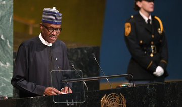 Nigerian president denounces Biafran separatists, corruption