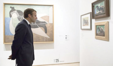 French president inaugurates major Picasso exhibition