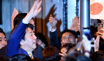 Abe sweeps to big win in Japan vote