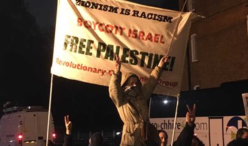 Protesters slam UK policy on Israel at Balfour ‘celebration’ event