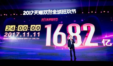 China’s e-commerce giant Alibaba takes record $25 billion on ‘Singles Day’