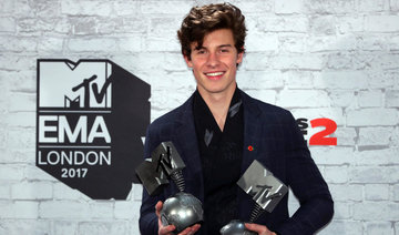 Shawn Mendes wins best artist at MTV Europe Music Awards