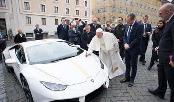 Pope gets Lamborghini, auctions it to rebuild Christian Iraq