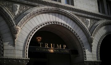 Trump hotel emblazoned with his own migrant slur