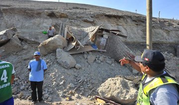 Earthquake in Peru destroys dozens of homes, kills 1 man