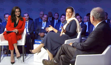 Princess Reema’s views at WEF represent aspirations of young Saudis