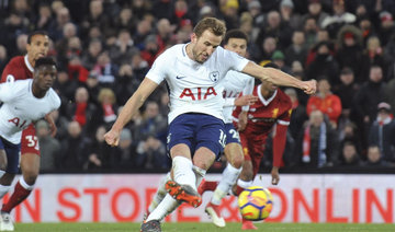 Harry Kane’s 100th Premier League goal saves Spurs at Liverpool