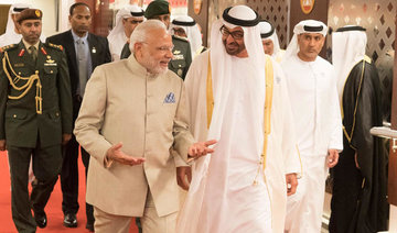 Indian Prime Minister Modi arrives in UAE