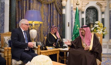 Saudi Arabia’s King Salman meets British Conservative Party delegation in Riyadh