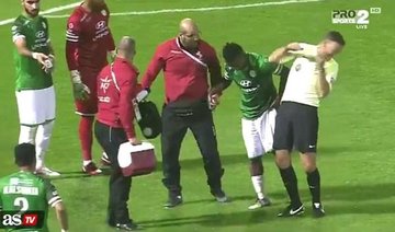 Mark Clattenburg smacked in face by stray water bottle refereeing in Saudi Professional League