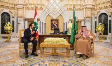 Saudi Arabia’s King Salman meets Lebanon’s Prime Minister Saad Hariri