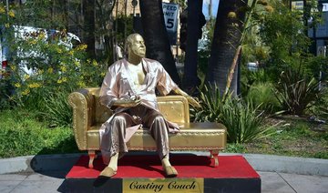 Harvey Weinstein ‘Casting Couch’ statue debuts pre-Oscars