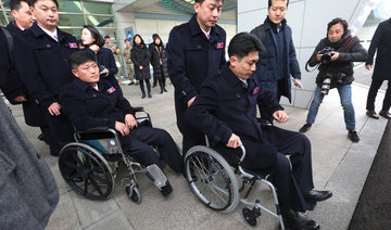 North Korean athletes arrive in the South for Paralympics