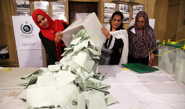 Counting begins in knife-edge Pakistani elections marred by suicide bomb