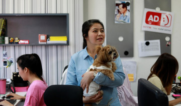 Putting on the dog: Thai ad agency employees bring pets to work