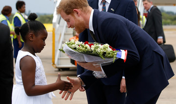 Britain’s Prince Harry is in Zambia for two-day visit