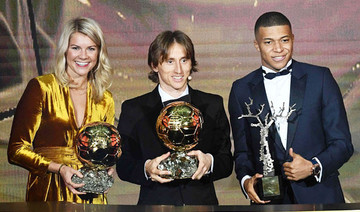 Luka Modric wins Ballon d’Or to end Lionel Messi and Cristiano Ronaldo’s reign