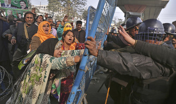 Pakistan opposition rally clashes with police, dozens hurt