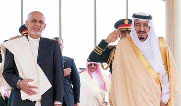 King Salman, Afghan president discuss peace efforts