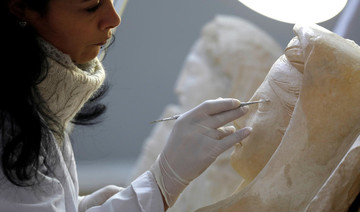 Archaeologists restore ancient Palmyra artefacts in Damascus museum