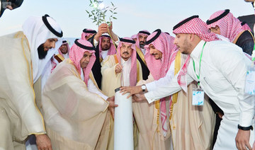 Riyadh Gov. Prince Faisal opens green initiative in Al-Majmaah