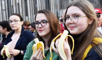 Ban on banana-eating artwork draws ridicule in Poland