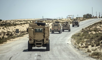 Egypt says 16 suspected militants killed in Sinai