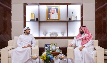 Saudi crown prince meets with Dubai crown prince