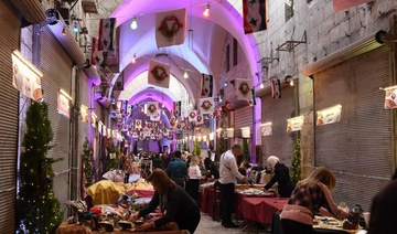 Centuries-old bazaar in Syria’s Aleppo making slow recovery