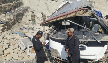 Nine members of Pakistan navy killed in bus crash – officials