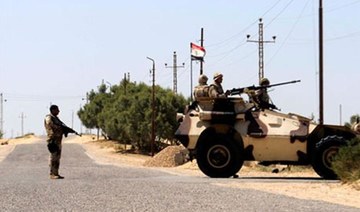 Egyptian officials say policeman, militant killed in Sinai