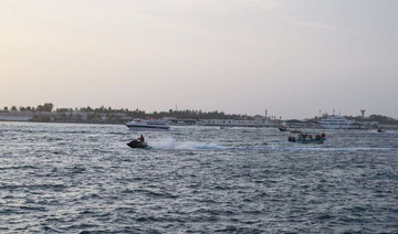 Jet ski displays rev up virus-curtailed Saudi beach festival