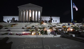 Hundreds gather at Supreme Court to mourn Ginsburg’s death