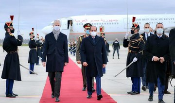 Sisi arrives in France for talks with Macron on regional issues