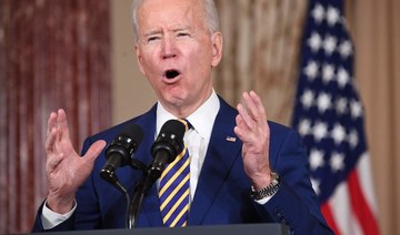 US President Joe Biden said he would not lift sanctions against Iran as long as it is not adhering to its nuclear deal commitments. (AFP)