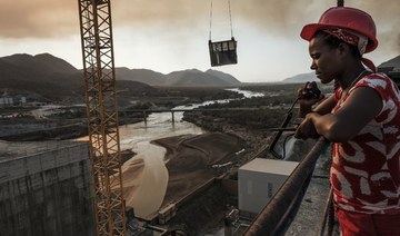 President El-Sisi affirmed Egypt’s position on the imperative to reach a binding legal agreement regarding filling and operating the Grand Ethiopian Renaissance Dam (GERD). (AFP/File Photo)