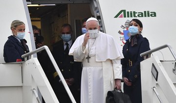 Pope Francis leaves Rome for historic Iraq trip