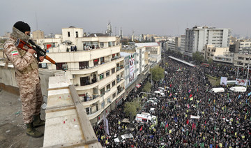 Video shows Iranian police opening fire during water protest