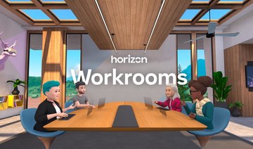 Facebook’s Horizon Workrooms app comes as many companies continue to work from home after the COVID-19 pandemic shut down physical workspaces. (Facebook)