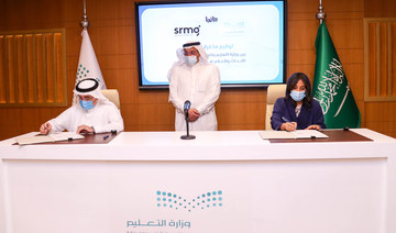 The signing of the Memorandum of Understanding (MoU) for Manga Arabia in the presence of CEO Jomana Al-Rashid. (Supplied)