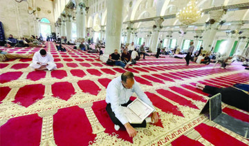 The Islamic Awqaf Department in East Jerusalem has completed preparations for Ramadan at Al-Aqsa Mosque, including arrangements for worshippers, planning of religious sessions and free meals. (Supplied)