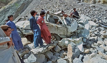 22 killed as passenger van falls into ravine in southwest Pakistan