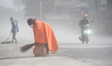 Volcano ash blankets Philippine towns after second eruption this week