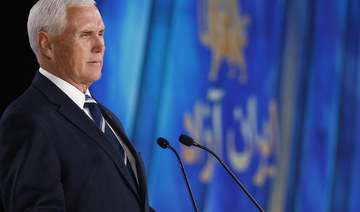 Mike Pence salutes Iranian resistance movement during visit to its HQ in Albania