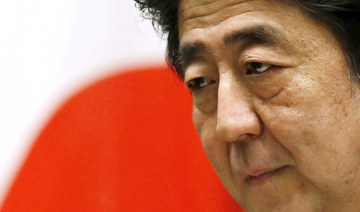 Japan's Prime Minister Shinzo Abe holds a news conference at his official residence in Tokyo September 25, 2015. (REUTERS)