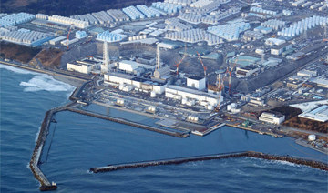 This aerial photo shows the Fukushima Daiichi nuclear power plant in Okuma town, Fukushima prefecture, Tokyo, on March 17, 2022.