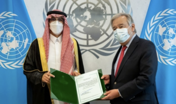 New Saudi ambassador Abdulaziz Al-Wasil presents credentials to UN chief