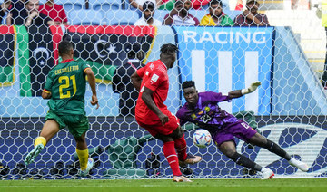 Switzerland beat Cameroon 1-0 at World Cup